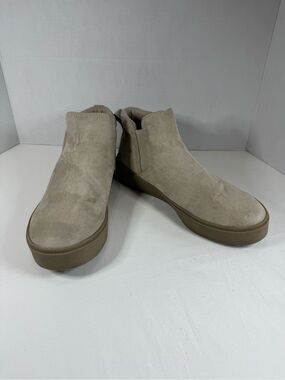 Dr. Scholl's Madison Boot Slip-On Platform Sneaker Booties Taupe - Women's 9.5M
